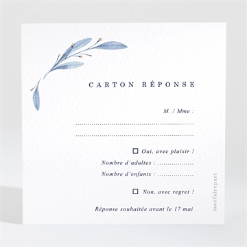 Carton réponse mariage pureté
