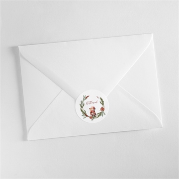 Sticker naissance hiver - Mise en situation