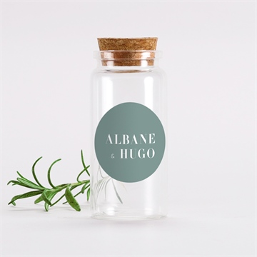 Mignonette mariage annonce minimaliste