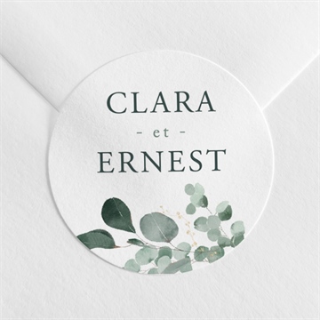 Sticker mariage tendre murmure