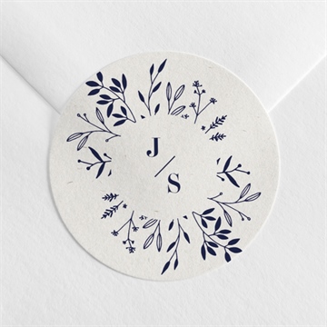 Sticker mariage notre idylle