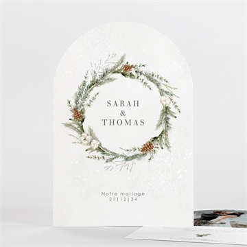 Remerciement mariage noël