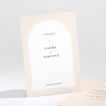 Carton d'invitation mariage volupté