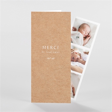 Remerciement naissance symétrie