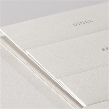 Faire-part mariage tropiques pocketfold - Détail du faire-part