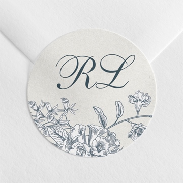 Sticker mariage tropiques