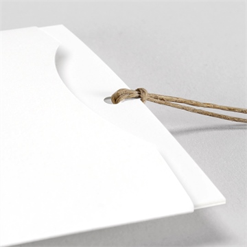 Faire-part mariage poésie aquarelle pochette duo - Détail du faire-part