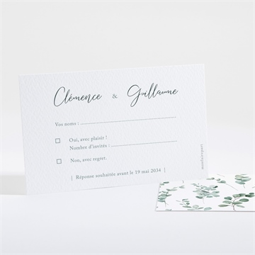 Carton réponse mariage lyrisme