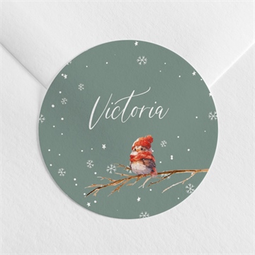 Sticker naissance flocons de neige