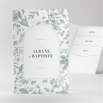 Faire-part mariage sculpture pocketfold