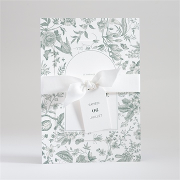 Faire-part mariage sculpture superposition