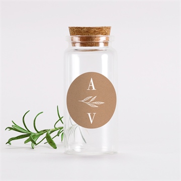 Mignonette mariage capsule champetre sticker