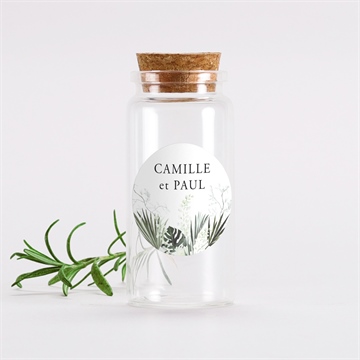 Mignonette mariage tropical or