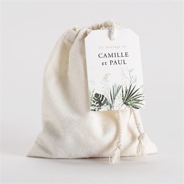 Pochon mariage  tropical or