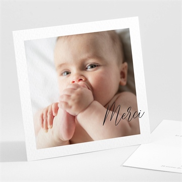 Remerciement naissance belle ebauche