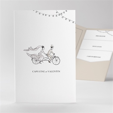 Faire-part mariage au vent pocketfold !