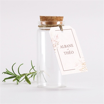 Mignonette mariage poésie boheme étiquette