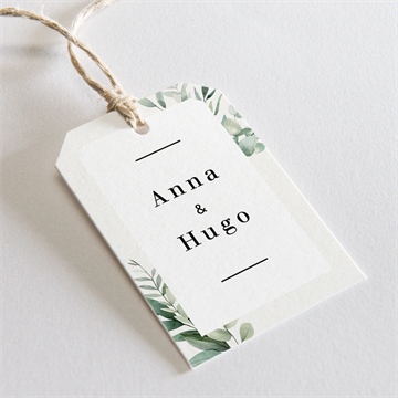 Etiquette mariage emeraude