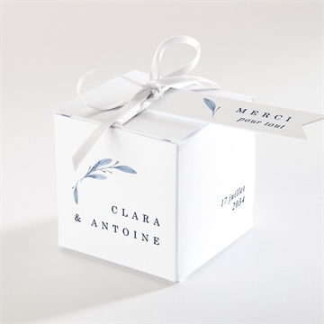 Boîte de dragées mariage pureté