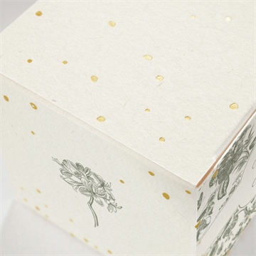 Boîte de dragées mariage romance dorure - Marquage à chaud OR