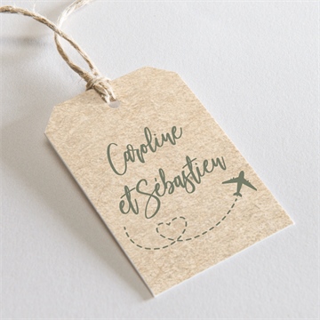 Etiquette mariage billet d'avion