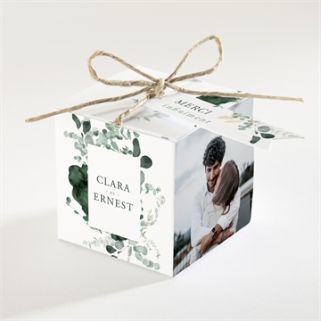 Boîte de dragées mariage tendre murmure