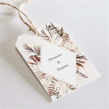 Etiquette mariage pampa