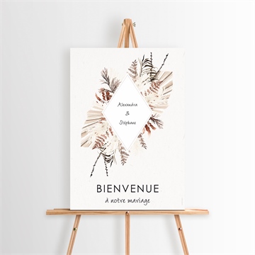 Panneau bienvenue pampa