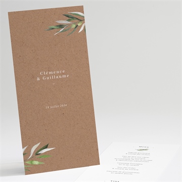 Menu mariage provençal magnet