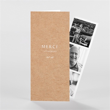 Remerciement décès a dieu photomaton