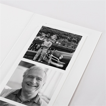 Remerciement décès a dieu photomaton - Détail du faire-part