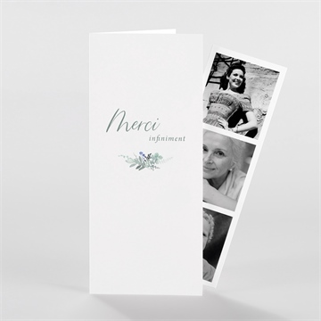 Remerciement décès bel apaisement photomaton