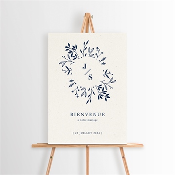 Panneau bienvenue notre idylle