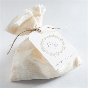 Etiquette mariage tendre elegance - Mise en situation