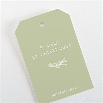 Etiquette mariage tendre elegance - Mise en situation