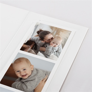 Faire-part naissance poisson photomaton - Détail du faire-part