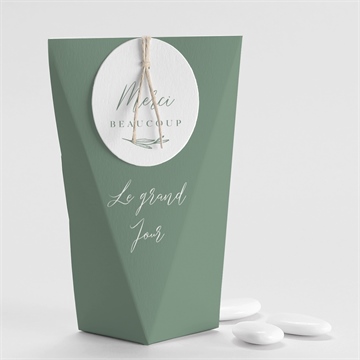 Boîte de dragées mariage tout pour toi étui