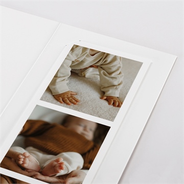 Faire-part de baptême renard en forêt - Détail du faire-part