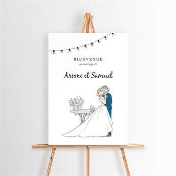 Panneau bienvenue guinguette