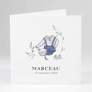 Faire-part naissance p'tit bonhomme