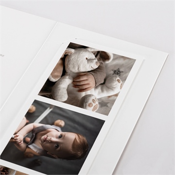 Faire-part de baptême l'eucalyptus photomaton - Détail du faire-part