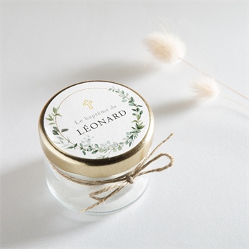 Sticker baptême l'eucalyptus