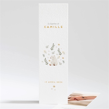 Signet baptême nounours