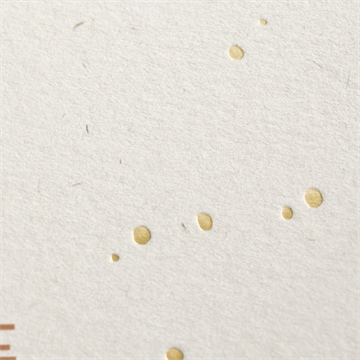 Faire-part communion petite fille dorure - Détail du faire-part