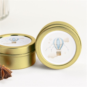 Bougie baptême ma montgolfière