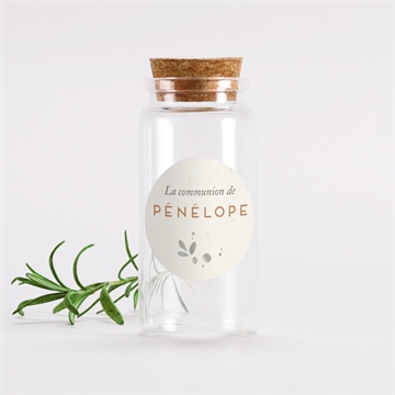 Mignonette communion petite fille argent