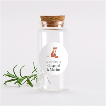 Mignonette baptême forêt