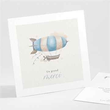 Remerciement baptême ma montgolfière