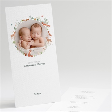 Menu baptême forêt