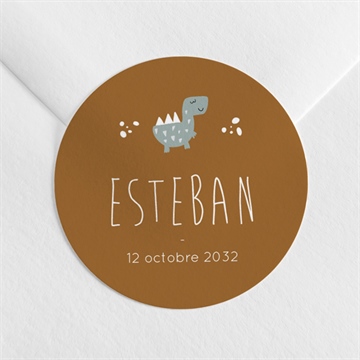 Sticker naissance dinosaures
